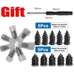10/30pcs ScrewsVacuum Tyre Repair Nail Tire Puncture Motorcycle Fitting Set Tubeless Wheel Repair Punctures Kit Patches for Car