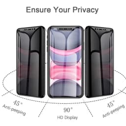 1-5PCS Matte Privacy Screen Protectors For iPhone 17 Pro Max 18 16 15 14 13 12 11 17 Air XR XS 7 8 Plus SE Anti Spy Ceramic Film