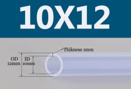 1/5M Silicone Rubber Pipe Transparent Water Hose Aquarium Pump Hosing 2 3 4 5 6 7 8 9 10 12 14mm Flexible Nontoxic Silicone Tube