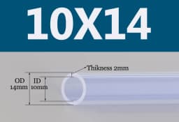 1/5M Silicone Rubber Pipe Transparent Water Hose Aquarium Pump Hosing 2 3 4 5 6 7 8 9 10 12 14mm Flexible Nontoxic Silicone Tube