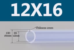 1/5M Silicone Rubber Pipe Transparent Water Hose Aquarium Pump Hosing 2 3 4 5 6 7 8 9 10 12 14mm Flexible Nontoxic Silicone Tube
