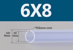 1/5M Silicone Rubber Pipe Transparent Water Hose Aquarium Pump Hosing 2 3 4 5 6 7 8 9 10 12 14mm Flexible Nontoxic Silicone Tube