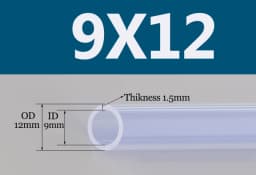1/5M Silicone Rubber Pipe Transparent Water Hose Aquarium Pump Hosing 2 3 4 5 6 7 8 9 10 12 14mm Flexible Nontoxic Silicone Tube