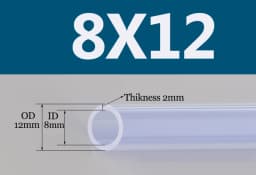 1/5M Silicone Rubber Pipe Transparent Water Hose Aquarium Pump Hosing 2 3 4 5 6 7 8 9 10 12 14mm Flexible Nontoxic Silicone Tube