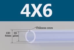 1/5M Silicone Rubber Pipe Transparent Water Hose Aquarium Pump Hosing 2 3 4 5 6 7 8 9 10 12 14mm Flexible Nontoxic Silicone Tube