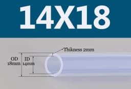 1/5M Silicone Rubber Pipe Transparent Water Hose Aquarium Pump Hosing 2 3 4 5 6 7 8 9 10 12 14mm Flexible Nontoxic Silicone Tube