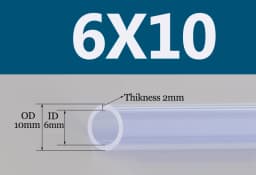 1/5M Silicone Rubber Pipe Transparent Water Hose Aquarium Pump Hosing 2 3 4 5 6 7 8 9 10 12 14mm Flexible Nontoxic Silicone Tube