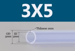 1/5M Silicone Rubber Pipe Transparent Water Hose Aquarium Pump Hosing 2 3 4 5 6 7 8 9 10 12 14mm Flexible Nontoxic Silicone Tube