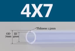 1/5M Silicone Rubber Pipe Transparent Water Hose Aquarium Pump Hosing 2 3 4 5 6 7 8 9 10 12 14mm Flexible Nontoxic Silicone Tube
