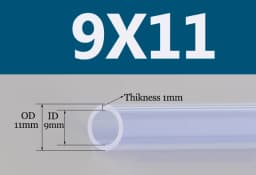 1/5M Silicone Rubber Pipe Transparent Water Hose Aquarium Pump Hosing 2 3 4 5 6 7 8 9 10 12 14mm Flexible Nontoxic Silicone Tube