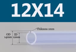 1/5M Silicone Rubber Pipe Transparent Water Hose Aquarium Pump Hosing 2 3 4 5 6 7 8 9 10 12 14mm Flexible Nontoxic Silicone Tube