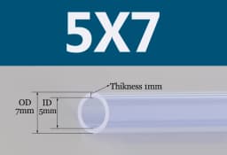 1/5M Silicone Rubber Pipe Transparent Water Hose Aquarium Pump Hosing 2 3 4 5 6 7 8 9 10 12 14mm Flexible Nontoxic Silicone Tube