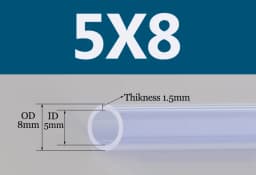 1/5M Silicone Rubber Pipe Transparent Water Hose Aquarium Pump Hosing 2 3 4 5 6 7 8 9 10 12 14mm Flexible Nontoxic Silicone Tube