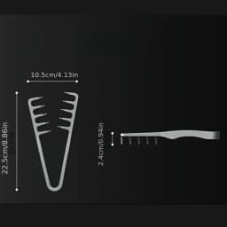 1/2Pcs Volumizing Wide-Tooth Hair Styling Comb Curling Tools Fluffy Texture for Men Ideal for All Hair Types Hairstyling Tools