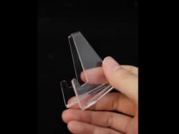 30-1PCS Triangular Card Display Stand Mini Acrylic Idol Photo Picture Holder Stands for Coin Sports Trading Cards Display Racks