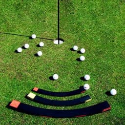 Golf Chipping Target Circles PE Golf Green Target Waterproof Green Chipping Practice Indicating Targets Golf Course Equipment
