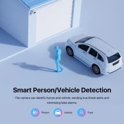 ZOSI 8MP/5MP Dome PoE Camera Outdoor 2-Way Audio Color Night Vision Street Surveillance IP Camera Smart Human Vehicle Detection