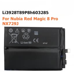 For ZTE Nubia Red Magic 8 Pro 8Pro NX729J Mobile Phone Batteries New Li3928T89P8h603285 Battery 5700mAh