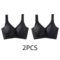 1/2PCS Women's Seamless Underwear, Thin Style, Large Breasts, Small Breasts, No Wires, Pull-up And Anti-sagging Large Size Bra