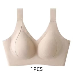 1/2PCS Women's Seamless Underwear, Thin Style, Large Breasts, Small Breasts, No Wires, Pull-up And Anti-sagging Large Size Bra