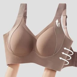 1/2PCS Women's Seamless Underwear, Thin Style, Large Breasts, Small Breasts, No Wires, Pull-up And Anti-sagging Large Size Bra