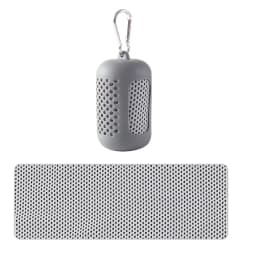 Portable Circular Silicone Wrapped Cold Towel Cooling Towel Quick Drying Polyester Fiber Towels Beach Accessories Sport Fitness
