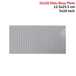 32x32 32x16 Dots Classic Building Blocks Base Plate MOC DIY Small Size Bricks Baseplate Parts for City Figures Collectors Toys