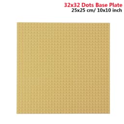 32x32 32x16 Dots Classic Building Blocks Base Plate MOC DIY Small Size Bricks Baseplate Parts for City Figures Collectors Toys