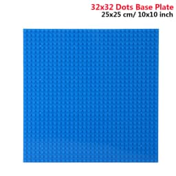 32x32 32x16 Dots Classic Building Blocks Base Plate MOC DIY Small Size Bricks Baseplate Parts for City Figures Collectors Toys