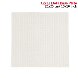 32x32 32x16 Dots Classic Building Blocks Base Plate MOC DIY Small Size Bricks Baseplate Parts for City Figures Collectors Toys