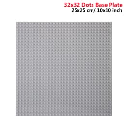32x32 32x16 Dots Classic Building Blocks Base Plate MOC DIY Small Size Bricks Baseplate Parts for City Figures Collectors Toys