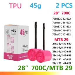RideNow TPU Bike Inner Tube 700C 700x18 23 25 28 32 35 37 40 47C Road Bicycle Tire MTB Bike Camera 29x1.5 1.75 1.9 Pneu Aro