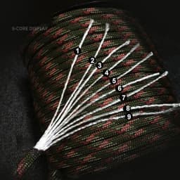 100/50M 550 Military Standard 9-Core Paracord Rope 4mm Outdoor Parachute Cord Survival Umbrella Tent Lanyard Strap Clothesline