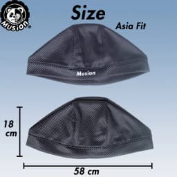 Musion Head Cover Original Design Motorcycle Helmet Inner Cap Sweat-absorbing High-stretch Outdoor Sports Cap