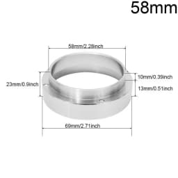58/53/51MM Commercial Barista Tamper & Dosing Ring Kit | Aluminum Portafilter Accessories for Espresso Coffeeware Tools 58mm Tam