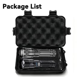 High Strong Power Led Flashlights 2000LM Tactical Torch with Display Light USB Charging Camping Fishing Emergency Zoom Lantern