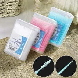 Portable Ultra Fine Toothpick Disposable Family Box Packed Pick Double Head High End Personality Creative Fruit Stick 200 Pieces