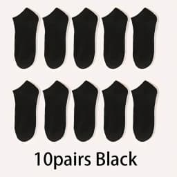 5/10-Pack Unisex Comfort-Fit Ankle Socks For All, Breathable & Lightweight - Ideal For Sports & Daily Wear