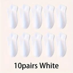 5/10-Pack Unisex Comfort-Fit Ankle Socks For All, Breathable & Lightweight - Ideal For Sports & Daily Wear