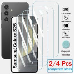 2/4Pcs Tempered Glass Screen Protector For Samsung Galaxy S26 S25 S24 Ultra S23 S22 Plus FE Clear Protective Cover Glass Film