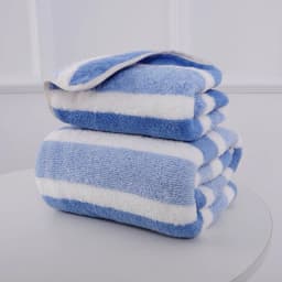 Striped Pattern Towel Set Soft Face Towel Bath Towel Quick Drying Absorbent Towels For Bathroom