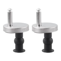 2x Toilet Seat Hinges Top Close Soft Release Quick Fitting Heavy Duty Hinge Pair Hinge Screw Toilet Accessories Hardware