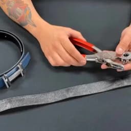 Leather Punch, 6-Size Rotating Belt Hand Hole Punch, Multi-Size Home DIY Easy, Suitable for Belt Leather Crafts