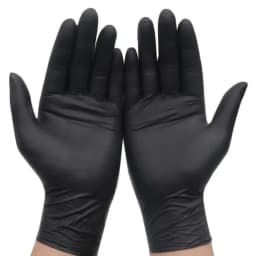 20/50/100PCS Disposable Black Nitrile Gloves for Household Use Latex Free Powder Free Cleaning Gloves Tattoo Hairdressing Tools