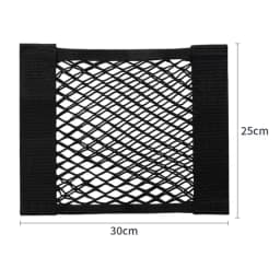 Car Storage Net Stretchable Mesh Pocket Net Magic Elastic Sticker Universal Rear Mesh Trunk Seat Bag Pocket Cage Auto Organizer