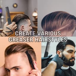 New 1/2/3 in 1 Pocket Folding Combs Plastic Wide Tooth Oil Head Comb Beard Combing Barber Clipper Comb Salon Hair Styling Tools