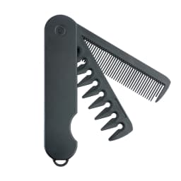 New 1/2/3 in 1 Pocket Folding Combs Plastic Wide Tooth Oil Head Comb Beard Combing Barber Clipper Comb Salon Hair Styling Tools