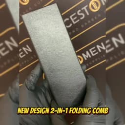 New 1/2/3 in 1 Pocket Folding Combs Plastic Wide Tooth Oil Head Comb Beard Combing Barber Clipper Comb Salon Hair Styling Tools