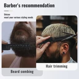 New 1/2/3 in 1 Pocket Folding Combs Plastic Wide Tooth Oil Head Comb Beard Combing Barber Clipper Comb Salon Hair Styling Tools