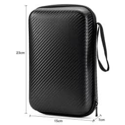Portable EVA Phone Charger Shaver Zipper Bag Protection Case Hard Disk Data Cable Headphone Storage Pocket Pouch
